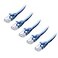 Cable Matters 10Gbps 5Pack Snagless Cat 6 Ethernet Cable 5ft Cat 6 Cable Cat6 Cord Ethernet Cord Blue