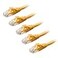 Cable Matters 10Gbps 5Pack Snagless Short Cat 6 Ethernet Cable 3ft Cat 6 Cable Cat6 Cord Ethernet Cord Yellow