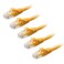 Cable Matters 10Gbps 5Pack Snagless Short Cat 6 Ethernet Cable 3ft Cat 6 Cable Cat6 Cord Ethernet Cord Yellow