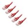 Cable Matters 10Gbps 5Pack Snagless Cat 6 Ethernet Cable 5ft Cat 6 Cable Cat6 Cord Ethernet Cord Red
