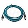 HangTon Connect HangTon Industrial Machinery Male M12 4 Pin DCode RJ45 Ethernet Power Cable Shielded High Flex Waterproof Network Cable 3m