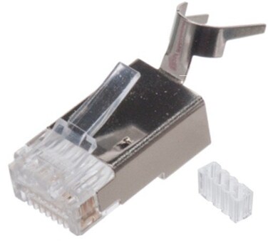 VC VERTICAL CABLE Vertical Cable Cat6 and Cat6A Shielded RJ45 Modular Plug 100 pcs