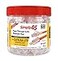 Simply45 Unshielded PassThrough RJ45 Modular Plugs for 23AWG Solid Cat66a UTP Solid Red Tinted 3 Prong Pin Design HiLo Stagger 100 PieceJar S451700
