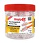 Simply45 Unshielded PassThrough RJ45 Modular Plugs for 23AWG Solid Cat66a UTP Solid Red Tinted 3 Prong Pin Design HiLo Stagger 100 PieceJar S451700