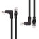 Cable Matters 10Gbps ComboPack 90 Degree Cat 6 Ethernet Cable 10ft Cat6 Right Angle Ethernet Cable Right Angle Up and Down Connectors