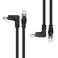 Cable Matters 10Gbps ComboPack 90 Degree Cat 6 Ethernet Cable 5ft Cat6 Right Angle Ethernet Cable Right Angle Up and Down Connectors