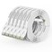 CableGeeker Cat 6 Ethernet Cable 3ft 6 Pack at a Cat5e Price but Higher Bandwidth Flat Internet Network Cable Cat6 Ethernet Patch Cable Short White Computer Cable with Snagless RJ45 Connectors