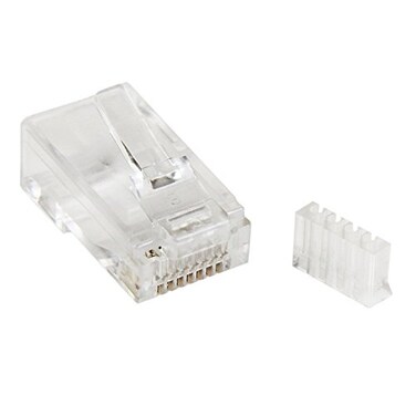 StarTech.com StarTechcom Cat 6 RJ45 Modular Plug for Solid Wire 50 Pack CRJ45C6SOL50Clear