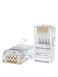 CableCreation Cat6 RJ45 Connectors 100PACK Cat6 RJ45 Ends Ethernet Cable Crimp Connectors UTP Network Plug for Solid Wire and Standard Cable Transparent