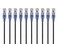 Monoprice Cat6A Ethernet Patch Cable Snagless RJ45 550Mhz 10G UTP Pure Bare Copper Wire 30AWG 10Pack 1 Feet Blue SlimRun Series