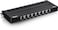 TRENDnet 8Port Cat6A Shielded Patch Panel Wall Mount Ready 10G Ready Cat5eCat6Cat6A Compatible Metal Housing ColorCoded Labeling for T568A T568B Wiring Cable Management Black TCP08C6AS