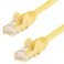 StarTech.com StarTech 25ft CAT6 Ethernet Cable Yellow CAT 6 Gigabit Ethernet Wire 250Mhz 100W PoE RJ45 UTP Category 6 Network Patch Cord Snagless N6PATCH25YL