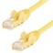 StarTech.com StarTech 25ft CAT6 Ethernet Cable Yellow CAT 6 Gigabit Ethernet Wire 250Mhz 100W PoE RJ45 UTP Category 6 Network Patch Cord Snagless N6PATCH25YL