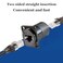 PENGLIN 5PCS DType RJ45 CAT6A Coupler Shielded RJ45 Panel Mount ConnectorEthernet Feed Thru Coupler FemaleFemale Compatible with CAT6ACAT6CAT5ECAT5