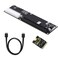 NFHK PCIE 30 M2 MKey to Oculink SFF8612 SFF8611 Host Adapter for GPD Win Max2 External Graphics Card SSD