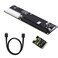 NFHK PCIE 30 M2 MKey to Oculink SFF8612 SFF8611 Host Adapter for GPD Win Max2 External Graphics Card SSD