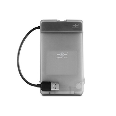 VANTEC USB 31 TO 25 SATA III HARD DRIVE ADAPTER WITH CASE