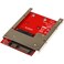 StarTech.com StarTechcom mSATA SSD to 25in SATA Adapter Converter mSATA to SATA Adapter for 25in bay with Open Frame Bracket and 7mm Drive Height TAA SAT32MSAT257