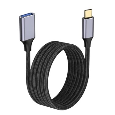 Pastall USB Female to C Male Cable1M33 FtTypeC AdapterUSB C to USB 30 AdapterC Female to A Male for PhoneLaptopTabletSwitch USBC Device