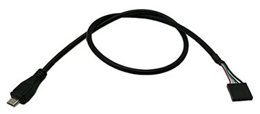zdyCGTime 50CM Micro USB 5pin Male to 1x 5Pin Female 01 USB Header PCB Motherboard Cable