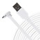 LEFXMOPHY for WYZE Cam Pan V3 Power Cord 90 Degree LShape Connector Micro USB Right Angle Extension Charging Cable 10ft Long White Extender