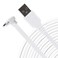 LEFXMOPHY for WYZE Cam Pan V3 Power Cord 90 Degree LShape Connector Micro USB Right Angle Extension Charging Cable 10ft Long White Extender
