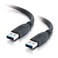 C2G USB Long Extension Cable USB Cable USB A to A Cable Black 984 Feet 3 Meters Cables to Go 54172