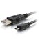 C2G Legrand USB A to B Cable Male to Male USB Cable Micro USB Cable 2 Meters 656 Foot Data Transfer Cable Black USB Cord 1 Count C2G 27365