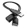 ANDTOBO 2026 Upgraded USB 20 A Male to 2 Dual USB Female Jack Y Splitter Hub Power Cord Extension Adapter Cable Not Supporting CarPlay and Android Auto