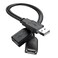 ANDTOBO 2026 Upgraded USB 20 A Male to 2 Dual USB Female Jack Y Splitter Hub Power Cord Extension Adapter Cable Not Supporting CarPlay and Android Auto