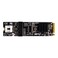NFHK 5Gbps TypeE USB 31 Front Panel Socket USB 20 to NVME NGFF MKey Express Card VL805 Adapter for Motherboard