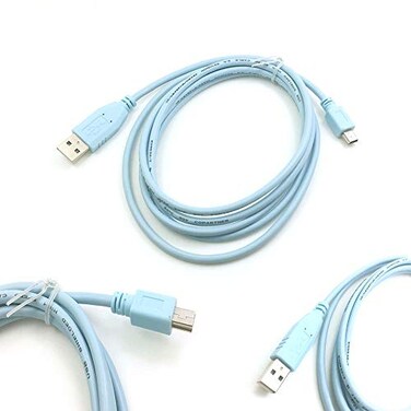 ezonpinzv New USB MINI 5pin Console Cable Debug Cable for Cisco WSC3750X 2921291129212951 Routers Switches