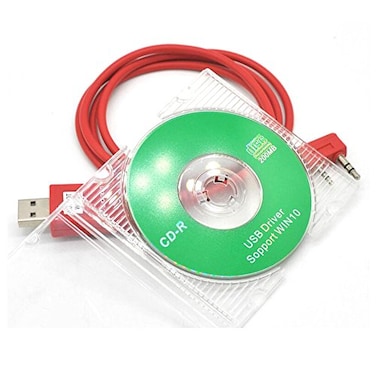 WouXun USB Programming Cable for GUVD1P KGUV6D KGUV8D Walkie Talkie with CD Driver