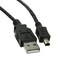 CableWholesale Black USB Type A Male to 4 Pin MiniB Male Cable 6 Feet USB 20 Cable for Devices with Mini 4 Pin USB