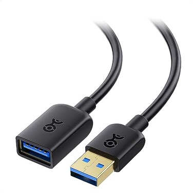 Cable Matters 2Pack 5Gbps USB Extension Cable 3ft USB 30 Extension Cable Male to Female USB30 Extender Compatible with Webcam VR Headset Printer Hard Drive Black