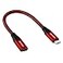 RIITOP USB C Extension Cable Short USBC Male to Female Extender Braided Cord for Nintendo Switch MacBook Pro 78inch Thunderbolt 3 Compatible