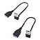 Chadou Male to Female Extension Cable 2Pack USB 30 Male to Female Adapter 79inches 20cm
