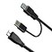 SaiTech IT 1 feet USB 30 Dual Power Y Shape Type A to Micro B high Speed Upto 5 Gbps Data Transfer Cable for External Hard Drives35cm 1Feet 035M