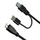 SaiTech IT 1 feet USB 30 Dual Power Y Shape Type A to Micro B high Speed Upto 5 Gbps Data Transfer Cable for External Hard Drives35cm 1Feet 035M