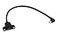 Kework 03 Meter Mini USB 5 Pin Extension Cable Right Angle Mini USB Male to Female Extender Bolt Screw Lock Mount Cable Sync Data Charging