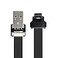 NFHK Up Down Angled USB 20 TypeA Male to USBC TypeC Male Data Flat Slim FPC Cable for FPV Disk Phone 20CM