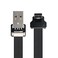 NFHK Up Down Angled USB 20 TypeA Male to USBC TypeC Male Data Flat Slim FPC Cable for FPV Disk Phone 20CM