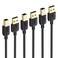 Cable Matters 3Pack USB Printer Cable 6ft USB A to B Cable Compatible with Printer External Hard Drive Audio Interface Scanner MIDI Controller MIDI Keyboard Black