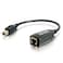 C2G Legrand USB Extender Dongle USB Superbooster Signal Extender RJ45 to USB Receiver Signal Booster Black 1 Count 29353