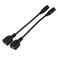 BQLZR USB Female to DC 55x21mm Female DC Power Supply Extension Adapter Cable Pack of 2