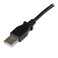 StarTech.com StarTechcom 2m USB 20 A to Left Angle B Cable Cord Black USBAB2ML