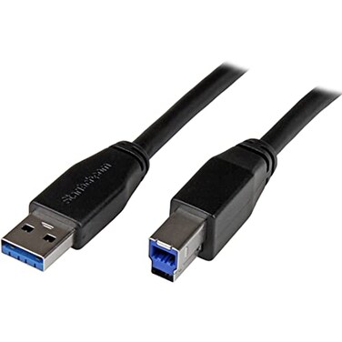 StarTech.com StarTechcom 10m 30 ft Active USB 30 USBA to USBB Cable MM USB A to B Cable USB 31 Gen 1 5 Gbps