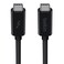 Belkin Thunderbolt 3 USB C to USB C 33ft1M Long Data Transfer Power Cable with 20 Gbps Data Transfer Speed Up To 10 Gbps for USB31 Devices Supporting Thunderbolt 4K Ultra HD Display Black