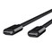 Belkin Thunderbolt 3 USB C to USB C 33ft1M Long Data Transfer Power Cable with 20 Gbps Data Transfer Speed Up To 10 Gbps for USB31 Devices Supporting Thunderbolt 4K Ultra HD Display Black