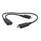 chenyang Micro USB 1 to 2 Y Splitter CableMicro USB 1 to 2 Charging Extension Cable Supports Charging Two Devices at The Same Time